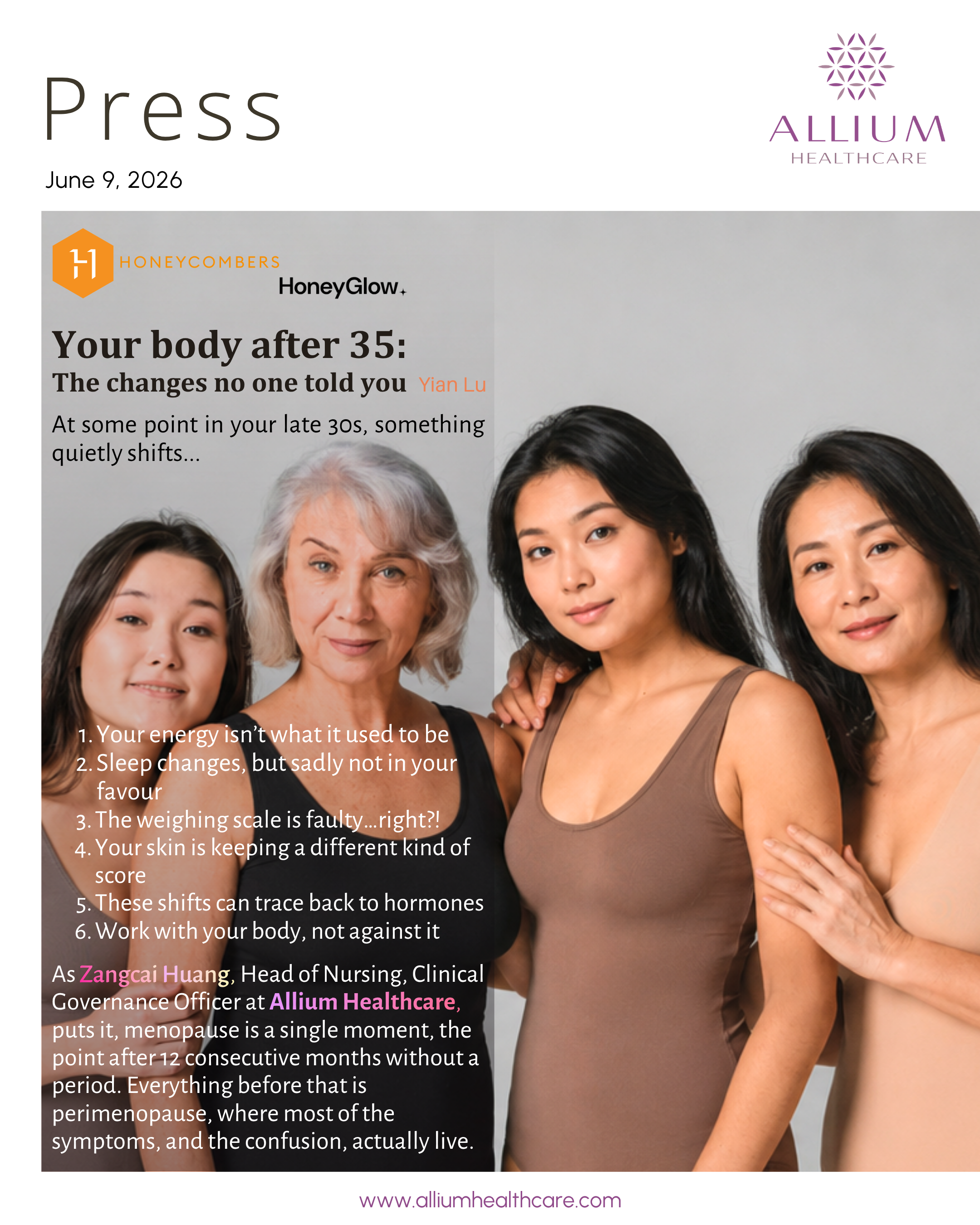 Your body after 35: The changes no one told you