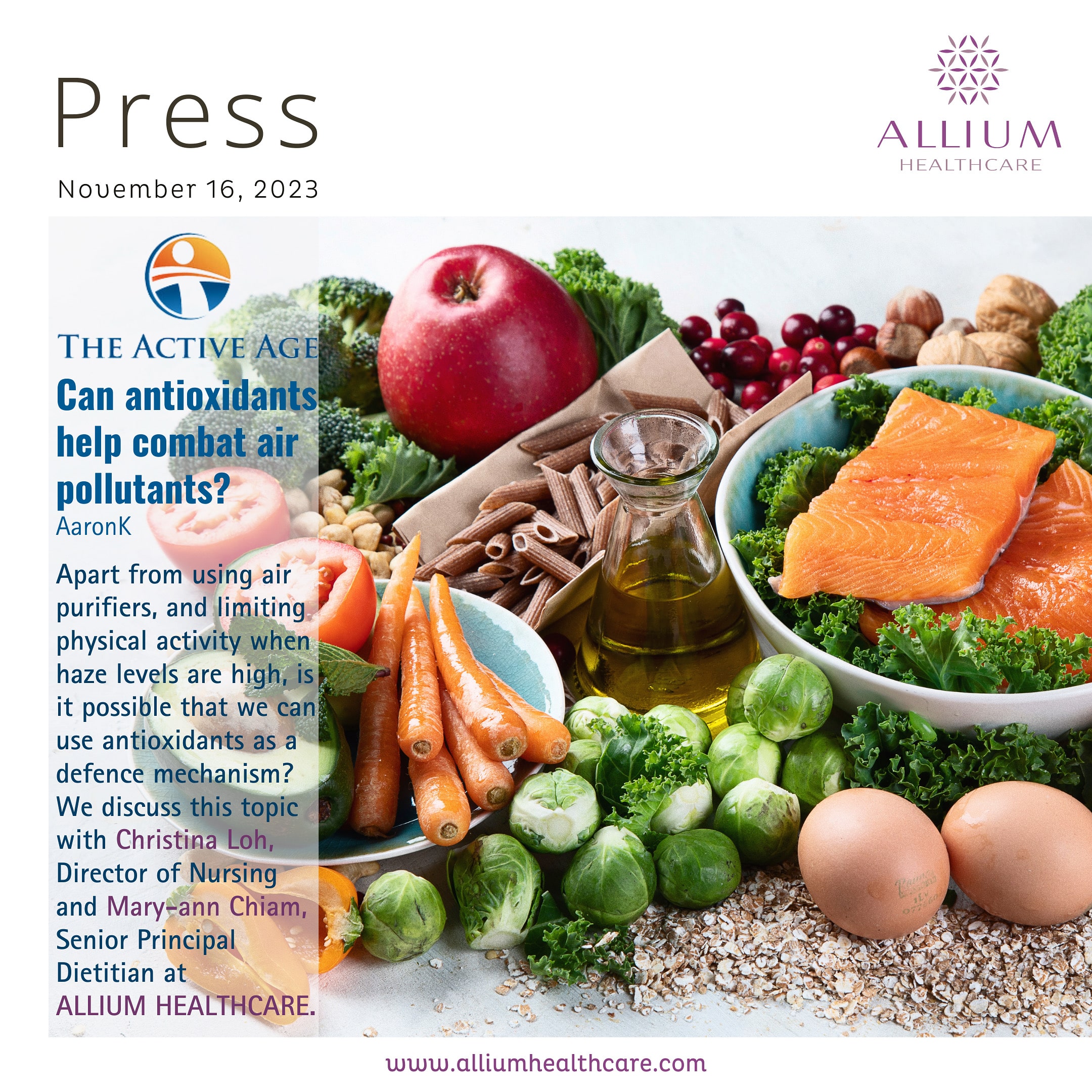 Can Antioxidants Help Combat Air Pollutants?