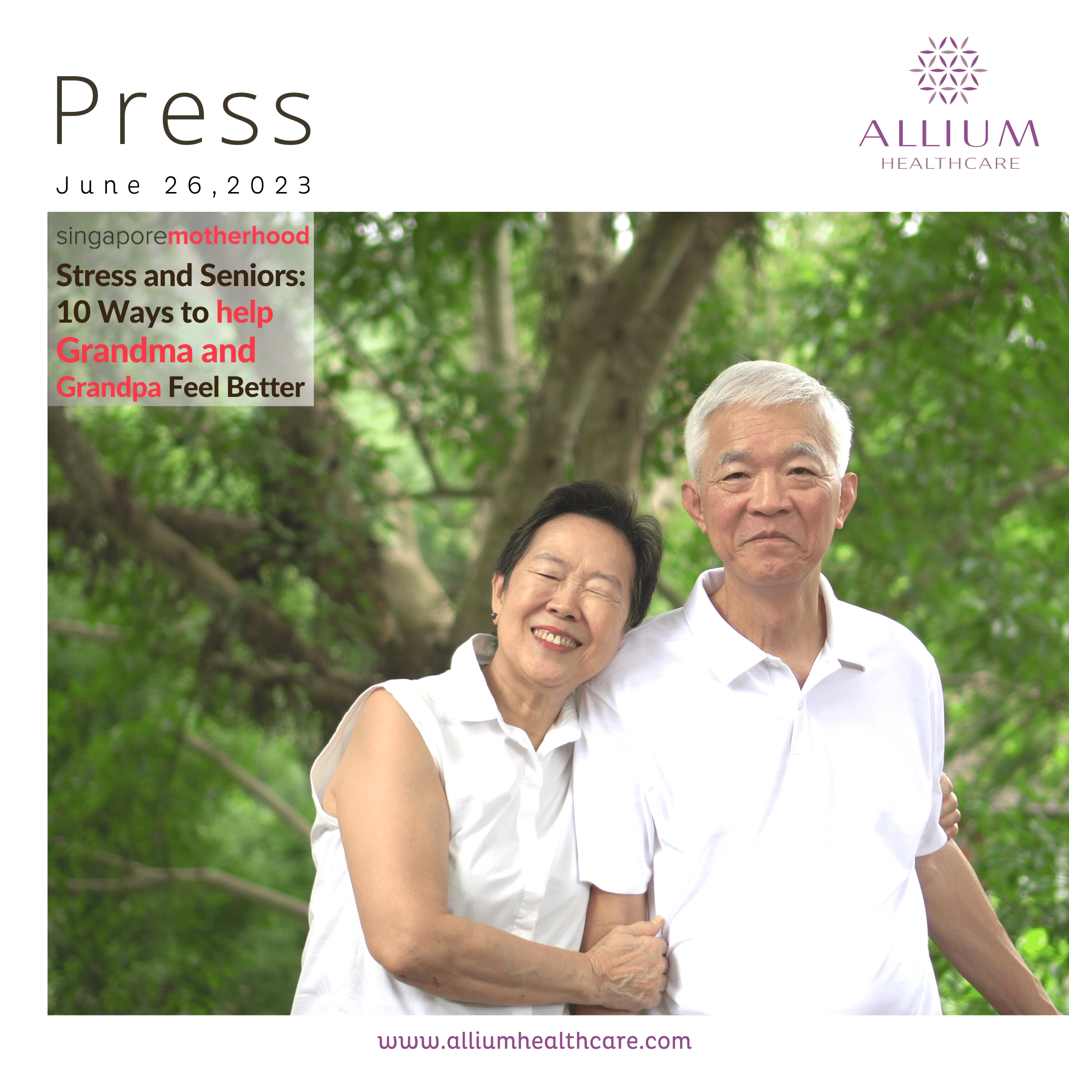 Stress and Seniors: 10 Ways to help Grandma and Grandpa Feel Better