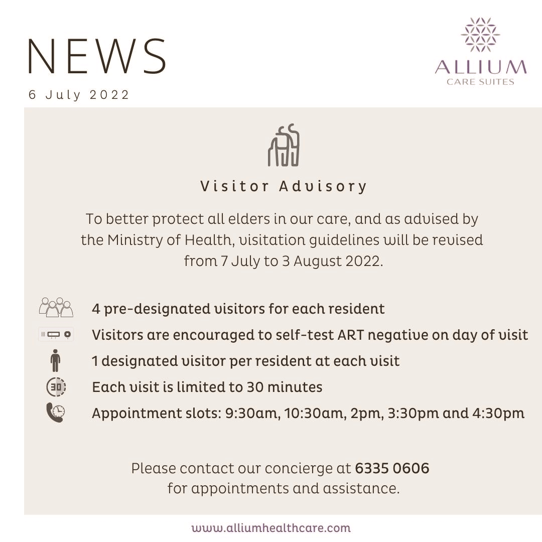 Visitor Advisory